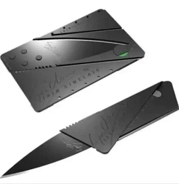 Trendy Credit Card Folding Knife, Multi-Function Card Blade, Collapsible Card Tool, Gift Card Knife