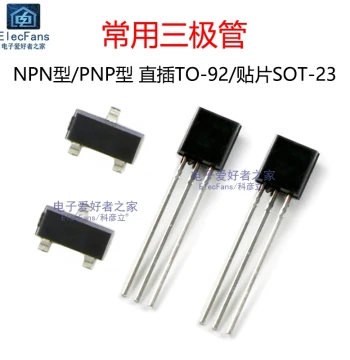 Through-Hole and SMD Transistors S8050/S8550/S9012/S9014/2N5551/5401/3906/3904