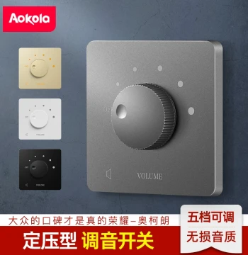 Constant Voltage Audio Switch Background Music Volume Control Switch Controller Speaker Adjustment Knob Loudspeaker Regulator