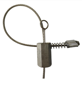 304 Stainless Steel 7*19 Soft Wire Rope, One-Way Locking Head, Self-Tightening Wire Rope Fastener for Container Bundling