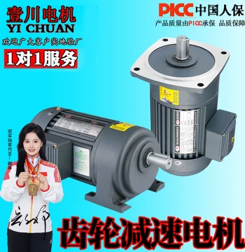 Gear Reduction Motor 380V Horizontal 200W/400W Chengbang 750W Variable Frequency Speed Control 1500W Vertical Gear Reducer