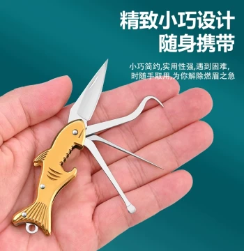 [5-in-1] Portable Stainless Steel Toothpick Knife Teeth Cleaning Artifact Tooth Hook Probe Household Dental Cleaning Tool