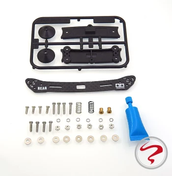 DIY Tamiya 4WD Car Parts, Plastic Brackets, Low-Friction Spring Front & Rear Dampers, Models 15467/15469