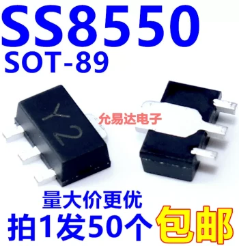 SMD Transistor SS8550, Marking Y2, SOT89, PNP High Current [50 pcs]