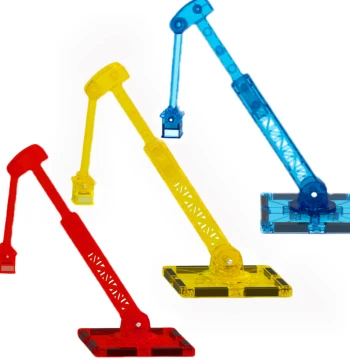 Colorful Window Magnetic Building Blocks Loose Pieces Crane Supplement Strong Magnet Accessories Girls Children Assembly Educational Toy