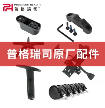 Progriss Ergonomic Chair Lumbar Support Original Accessory Wheels Gas Lift Rubber Black Twist Accessories