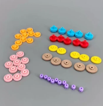 Jiepin 4WD Car Parts 3.5:1/4:1 Drive Shaft Gears Crown Gear Straight Gear Helical Gear Modification Parts