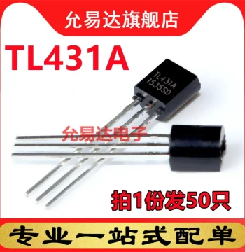 Brand New Transistor TO-92 TL431, 50 Pieces