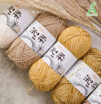 Xueqiu Authentic Qinrou Brushed Yarn for Hand Knitting, Hair Clips, Dolls, DIY Crochet and Knitting Cotton Thread