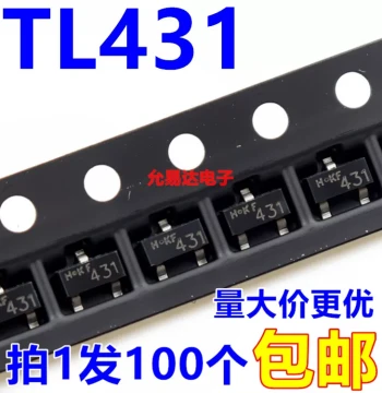 TL431 SOT-23 0.5% Precision SMD Voltage Regulator Transistor New [100 pcs]