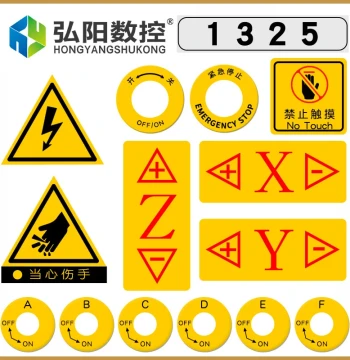 CNC Router Labels XYZ Axis Circuit Diagram Tags