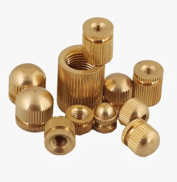 Brass Lighting Fixture Decorative Branch Hand-Tightened Nut, Floral Cap, Open-Hole Nut, Fastener, Decorative Cover