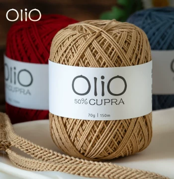 Olio Big Eyes Line Library - Premium Korean Handmade Bag Yarn and Hat Yarn for Crochet Hooks