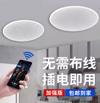 Genuine German Berlin Wireless Ceiling-Mounted Bluetooth Wall Speaker for Shops, Ceiling Tiles, and Commercial Use