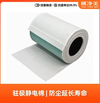 Electrostatic Cotton Filter Compatible with Xiaomi Air Purifier Generations 1/2/3, 2S/4Pro Pre-filter Dust F1/5S/4Lite