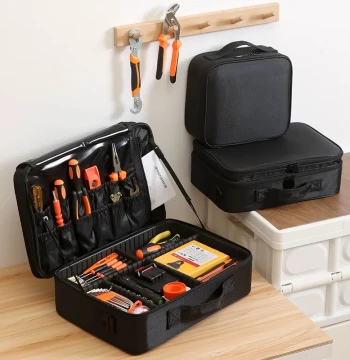 Handheld Multi-Function Oxford Cloth Tackle Bag Large Thickened Wear-Resistant Electrician Repair Small Toolbox Storage Box
