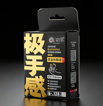 Outer Sleeve Card Protector [Black Gold Battle Edition], Xiaoxiao Extreme Feel PTCG Trading Cards, High Transparency Matte Finish, 120 Sheets