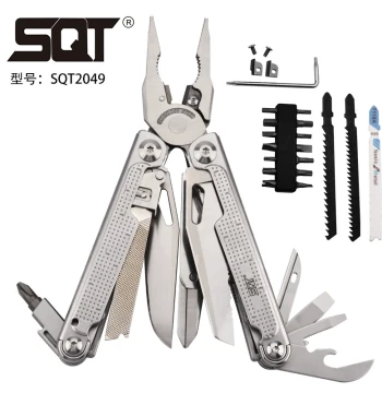 SQT Shunquan 2049 Multi-Function Combination Pliers, Foldable Multi-Tool for Outdoor Gear, Portable