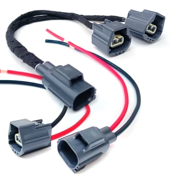 Tank TK300 Reserved 12V External Power Plug, TK400 Male/Female Socket Power Tap, Great Wall Po Spot Light Wiring Harness