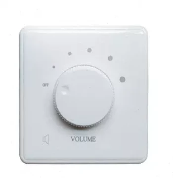 Teana White Single/Dual Channel Background Music Volume Control Switch Constant Resistance Passive Volume Controller