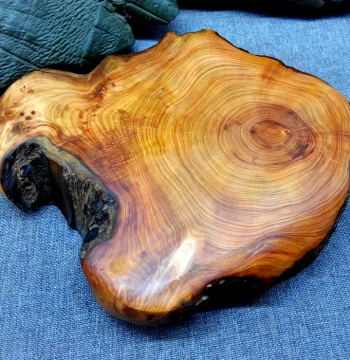 Taihang Thuja Condensed Wood, Red Oil Black Oil Root Carving Base, Zisha Teapot Coaster, Cup Mat, Strange Stone Base