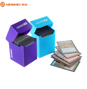 Hengwei Magic: The Gathering, Pokémon TCG 80+ Card Box, Yu-Gi-Oh! Board Game Peripheral Storage Box, PP Plastic Card Case