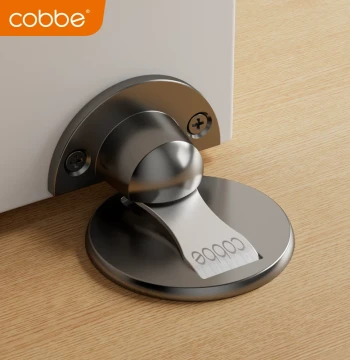 Cobbe Door Stopper Invisible Floor Suction Bathroom Door Bump Bedroom Wall Suction Indoor Door Stop Strong Magnetic Anti-Collision Floor Suction