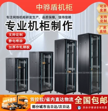 Server Rack Cabinet (1m/1.2m/2m) - 42U/24U/6U/9U/12U/22U/32U Network Cabinet for Weak Current, Amplifier, Switch by Zhonghuadun