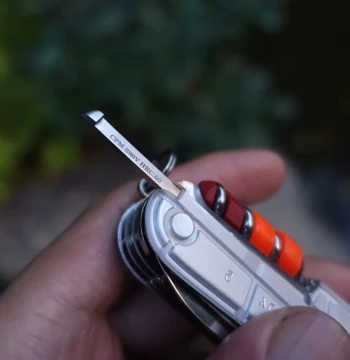 Swiss Victorinox Army Knife Toothpick Slot Modification Accessories Steel Needle Sharpening Oilstone Fire Starter Pry Blade Survival Pack Gear