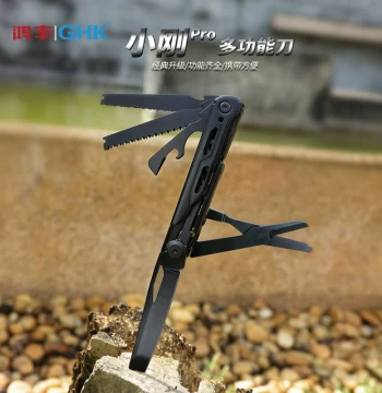 GRAND HARVEST Multi-Function Knife Folding Knife Window Breaker Self-Defense Pocket Knife Car Emergency Outdoor Swiss Army Knife Combination Tool