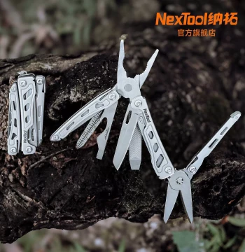Nextool F12 Little Warship Multi-Function Outdoor Tool, Portable Folding Knife and EDC Pliers for Vehicles
