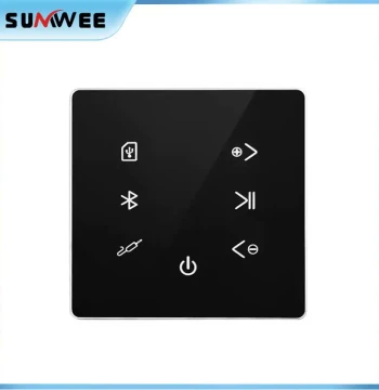 86-Type Mini Bluetooth Home Background Music Host Amplifier Panel Player Controller Ceiling Speaker