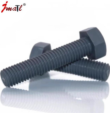 PVC External Hex Screws M12-M20, Corrosion-Resistant Plastic Bolts, Acid & Alkali Resistant Hex Plastic Studs