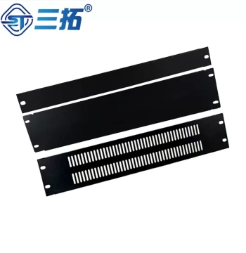 Santuo 1U Ventilated Blank Panel for Server Racks, Network Server Shielding Rack Cover Plate, Rack Accessories