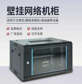 Wall-Mounted Network Cabinet, Home Wall-Mounted Switch Cabinet, Small 2U/6U/9U/12U Weak Current Wall-Mounted Cabinet, Thickened Plate Server Room Chassis Cabinet, Router and Hard Drive Cabinet