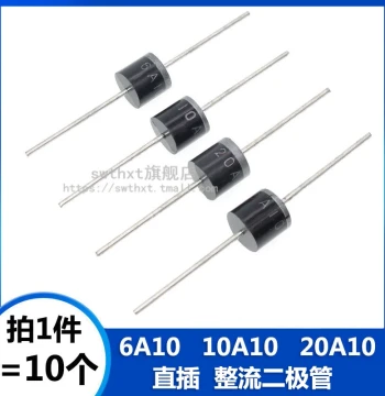 6A10 10A10 20A10 Rectifier Diodes 6A 10A 20A 1000V Anti-Backflow/Reverse Current Circuit Board
