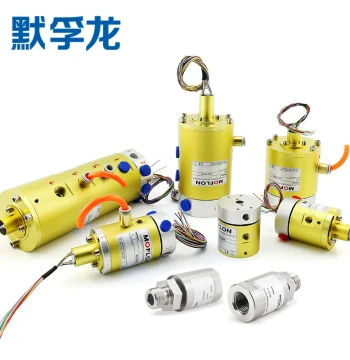 Electrical Slip Ring 360-Degree Rotary Joint Pneumatic-Electric Integrated Slip Ring Air Conduction Ring 2-Way Pneumatic Slip Ring 2/4/6/8 Channels