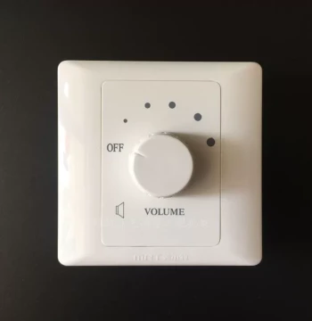 Hot Sale Meierte Stepless Volume Control Switch, Constant Voltage 10W Speaker Regulator, 86-Type 30W Knob Switch