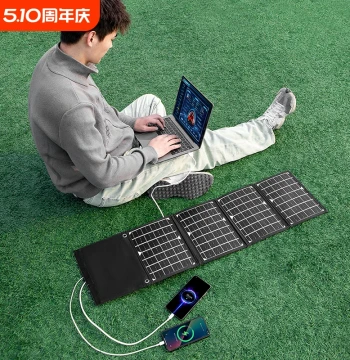 Outdoor Portable Power Station Solar Charging Panel 12V Car Battery Fast Charger Portable Foldable Generator