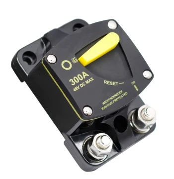 Automotive Circuit Breaker for RVs, Off-Road Vehicles, and Yachts - High Current Resettable Switch for Overload and Short Circuit Protection
