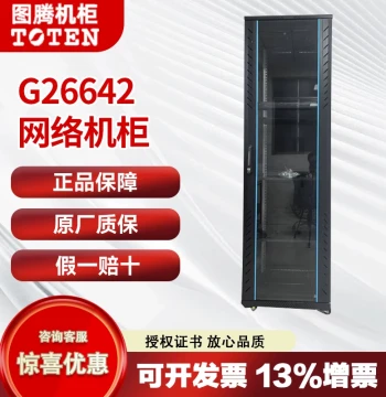 TOTEN Cabinet 42U Floor-Standing Network Cabinet Width 600 Depth 600 Height 42U G26642