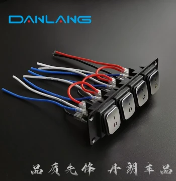 Car Rocker Switch 12V Electrical Circuit Modification Button, High-Power On-Vehicle Control Power Switch