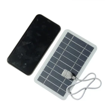 Solar Panel Charger Power Bank with Light and Fan, Charges 3.7V-5V Batteries, Same Style as on Douyin w