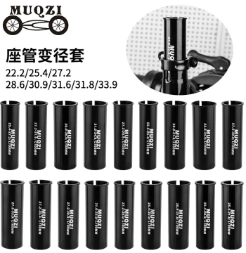 MUQZI Mountain Road Fixed-Gear Bicycle Seat Post Adapter Sleeve, Extended 100MM Conversion for 27.2/30.4