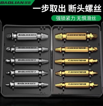Broken Screw Extractor Tool for Stripped, Rusted, or Reverse-Threaded Screws - Professional Removal and Disassembly Cone