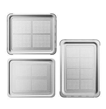 [Steam & Bake Exclusive] Perforated Stainless Steel Steaming Tray Models FJ-YKZP1, FJ-YKZP2, FJ-YKZP3