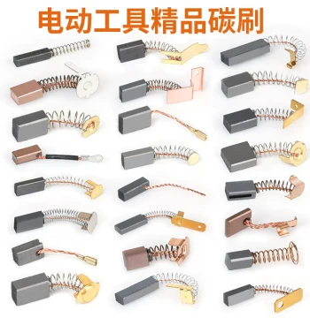 Comprehensive Carbon Brush Set for Power Tools: Angle Grinders, Marble Cutters, Hand Drills, Rotary Hammers, Cutters, and Various Spring Brush Accessories