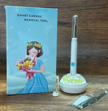 Visual Ear Cleaning Kit, App Compatible, Short Battery Life. Sold as Scrap Price.
