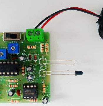 ZX3022 Infrared Reverse Parking Radar Electronic DIY Kit for Educational Projects and Component Assembly