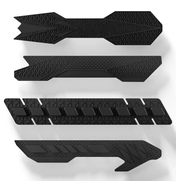 ENLEE Bicycle Chain Stay Protector, Silicone Chain Guard for Down Tube, Mountain & Road Bike Fork Protection Against Water, Scratches, and Rubbing